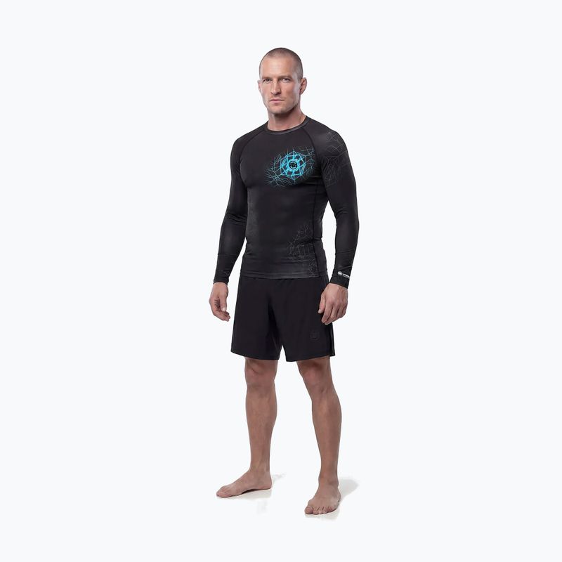 Чоловіча рашгард з довгим рукавом Pitbull Ray Rashguard sky blue 2