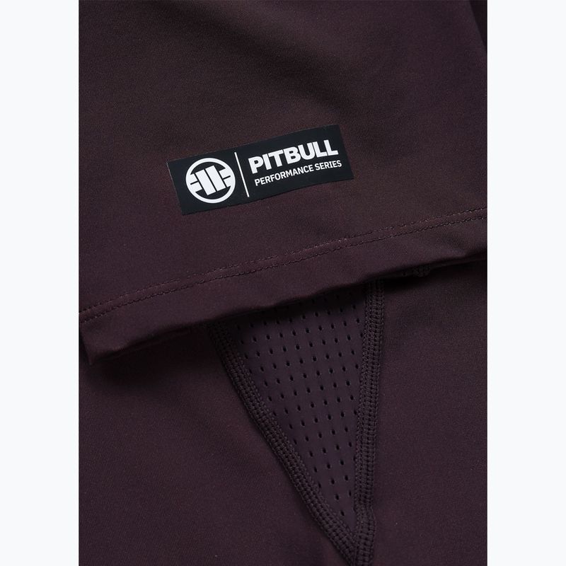 Футболка чоловіча Pitbull Rashguard Logo Palms brown 8