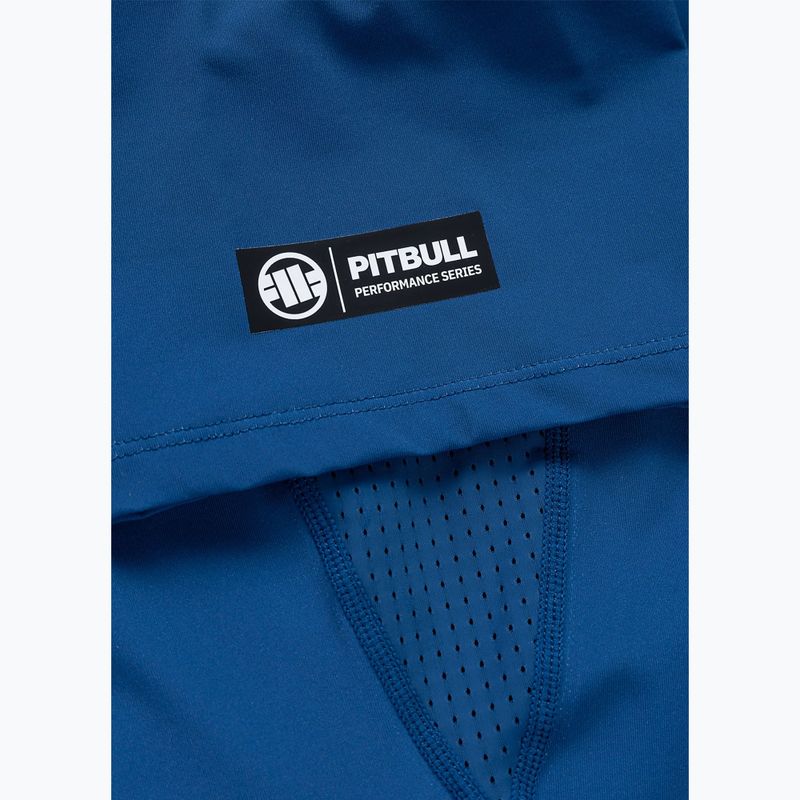 Футболка чоловіча Pitbull Rashguard Logo Palms blue 8