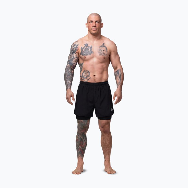 Чоловічі шорти Pitbull Sport Mesh black 2
