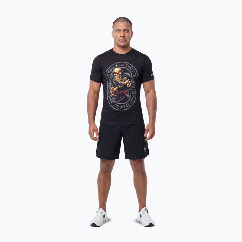 Футболка чоловіча Pitbull Mesh Jiu Jitsu black 2