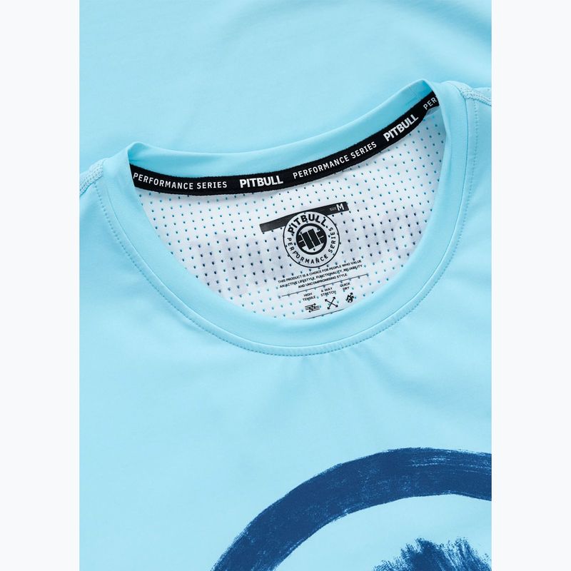Футболка чоловіча Pitbull Palms mesh light blue logo 5
