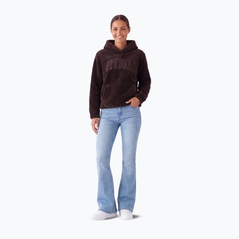 Кофта жіноча Pitbull Aragona Norton Hooded grey/melange 2