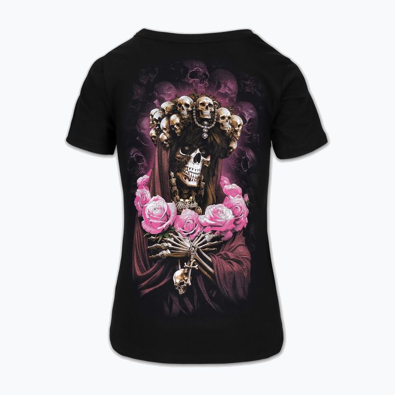 Футболка жіноча Pitbull Santa Muerte black/pink 6