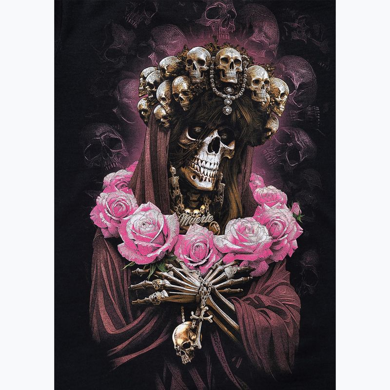 Футболка жіноча Pitbull Santa Muerte black/pink 11