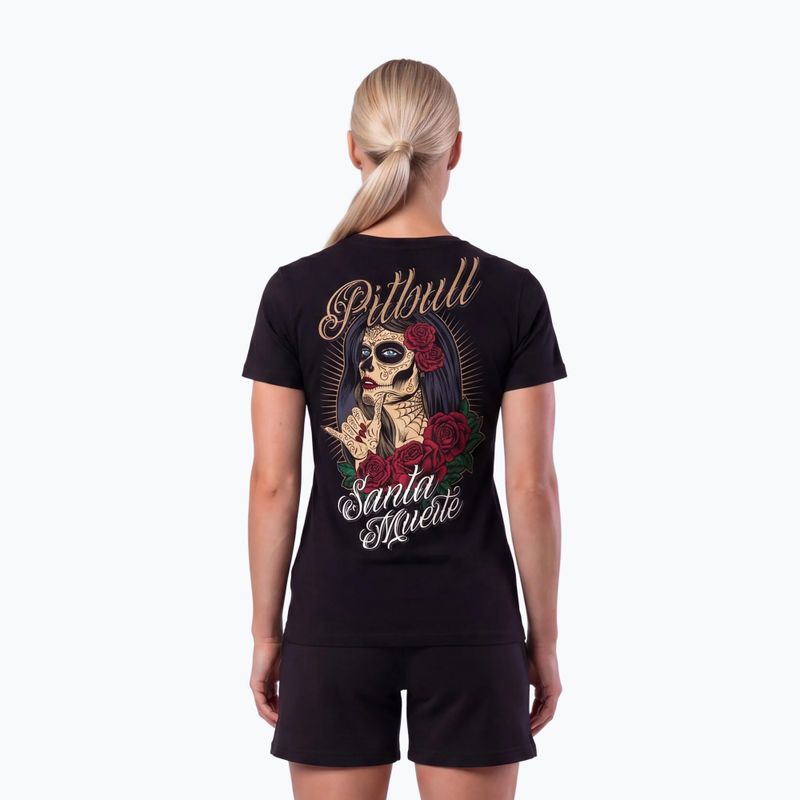 Футболка жіноча Pitbull Santa Muerte black 3