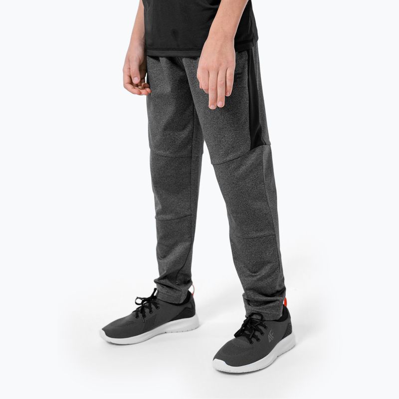Штани дитячі 4F JSPMTR001 dark grey melange