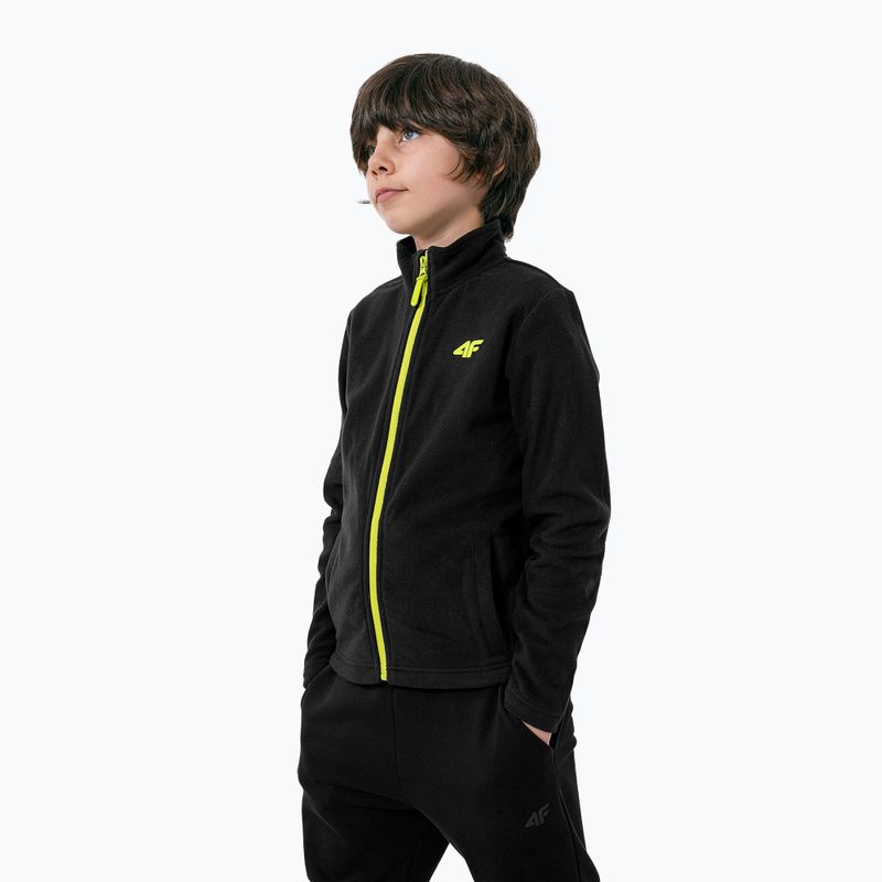 Кофта лижна дитяча 4F JPLM001 deep black 6
