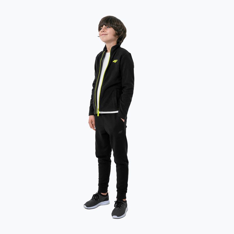 Кофта лижна дитяча 4F JPLM001 deep black 7