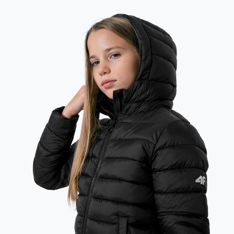 Пуховик дитячий 4F JKUDP001 deep black 2
