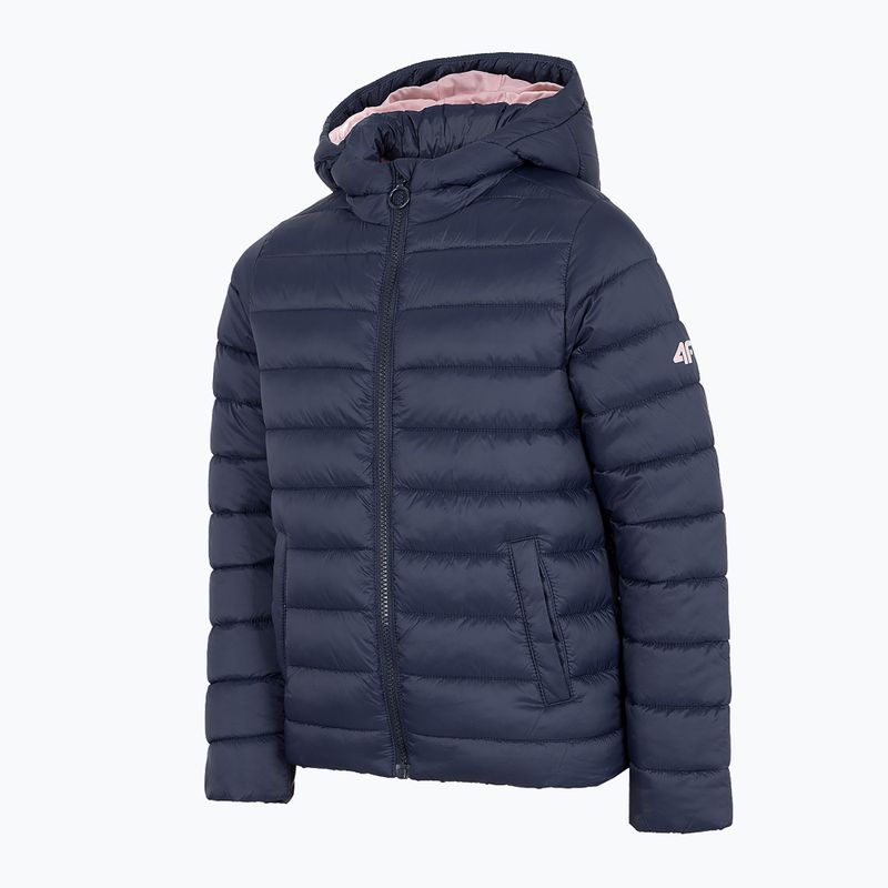 Пуховик дитячий 4F JKUDP001 navy 4