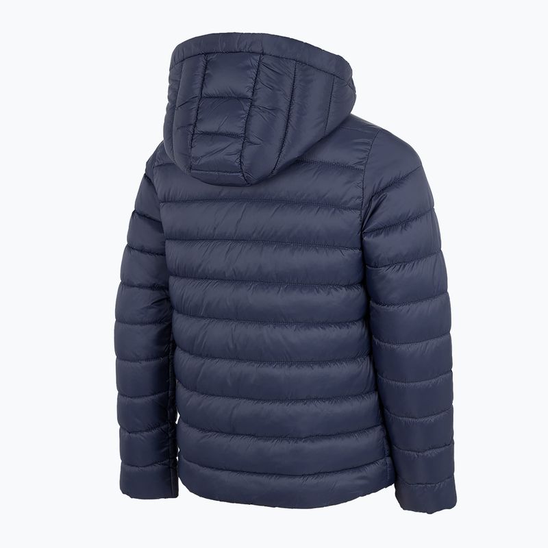 Пуховик дитячий 4F JKUDP001 navy 5