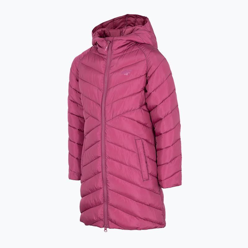 Пуховик дитячий 4F JKUDP003 dark pink 4