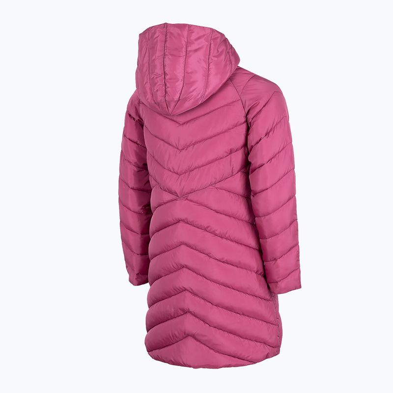Пуховик дитячий 4F JKUDP003 dark pink 5