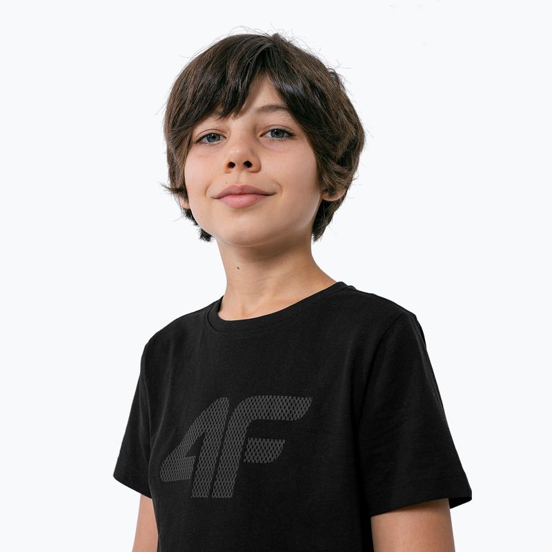 Футболка дитяча 4F JTSM002 deep black 2