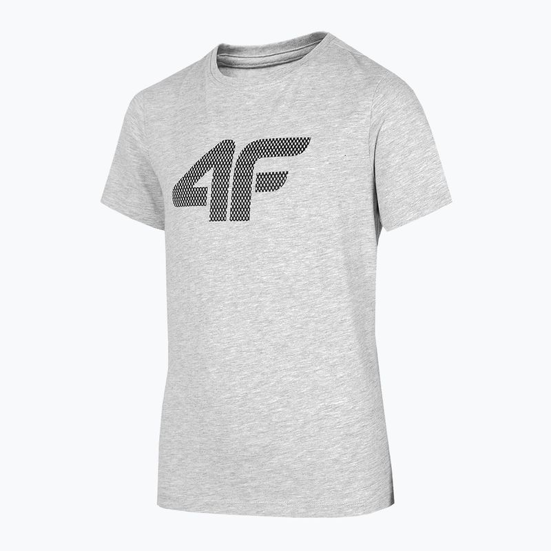 Футболка дитяча 4F JTSM002 cold light grey melange 3