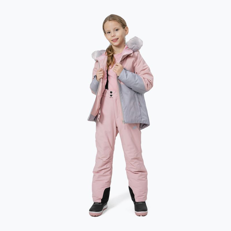 Куртка лижна дитяча 4F JKUDN003 cold light grey 2