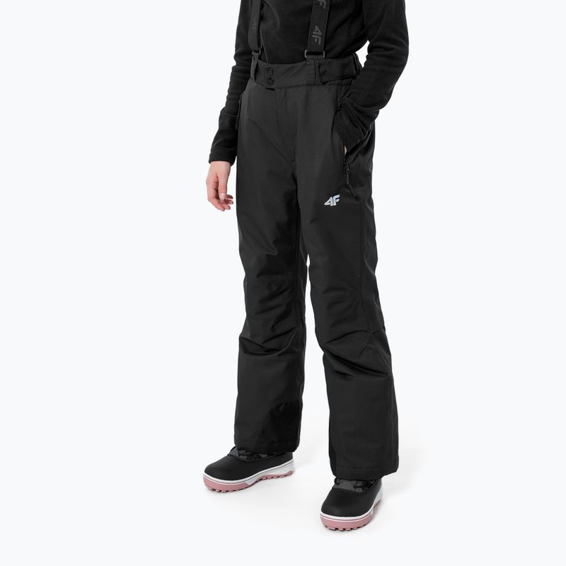 Штани лижні дитячі 4F JSPDN001 deep black