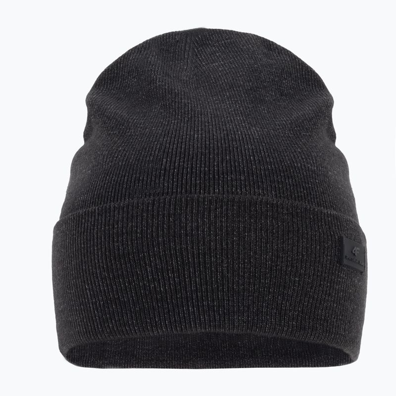 Шапка зимова чоловіча 4F CAM004 dark grey melange 2