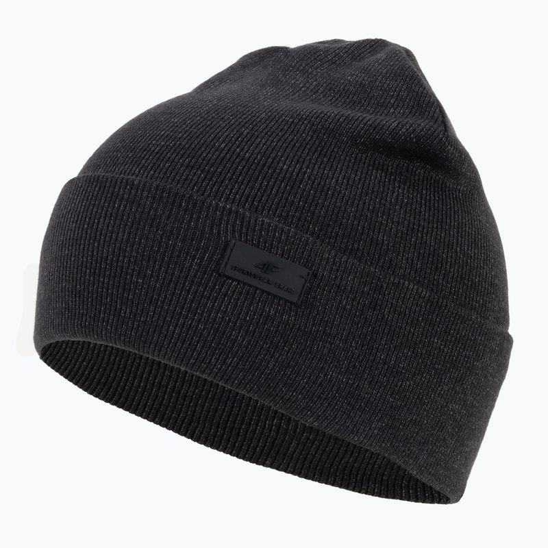 Шапка зимова чоловіча 4F CAM004 dark grey melange 3