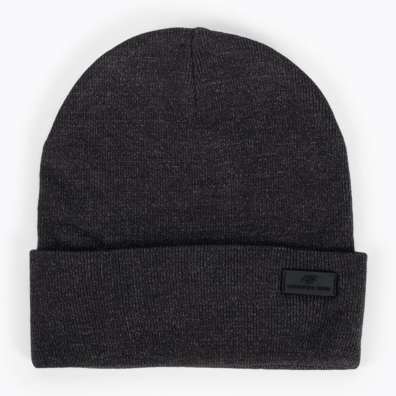 Шапка зимова чоловіча 4F CAM004 dark grey melange 5
