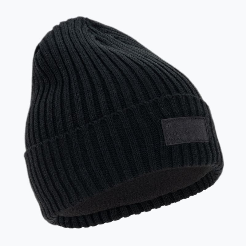 Шапка зимова чоловіча 4F CAM013 deep black