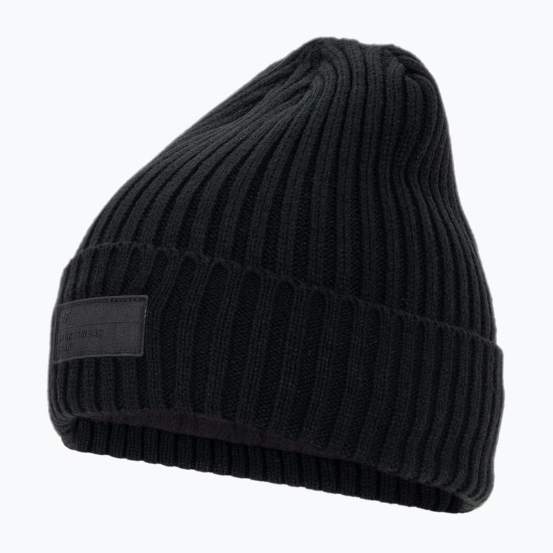 Шапка зимова чоловіча 4F CAM013 deep black 3