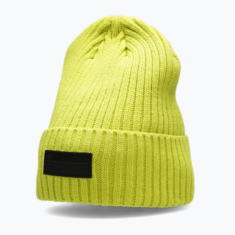 Шапка зимова чоловіча 4F CAM013 canary green neon 6