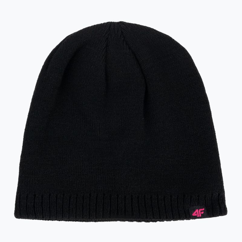 Шапка зимова жіноча 4F CAD001 deep black 5
