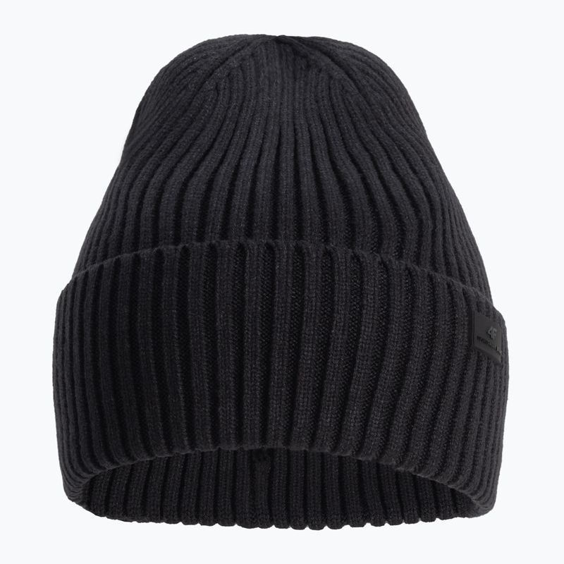 Шапка зимова жіноча 4F CAD004 deep black 2