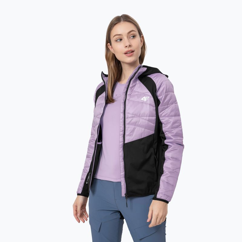 Гібридна куртка жіноча 4F KUDH060 light violet