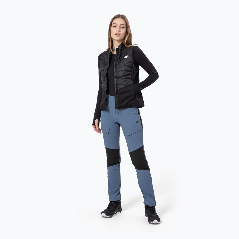 Безрукавка трекінгова жіноча 4F BZD060 deep black 2