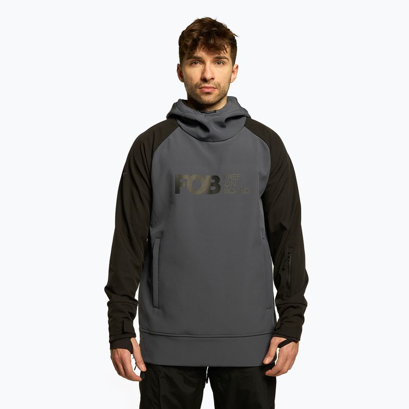 Куртка сноубордична чоловіча 4F SFM001F anthracite