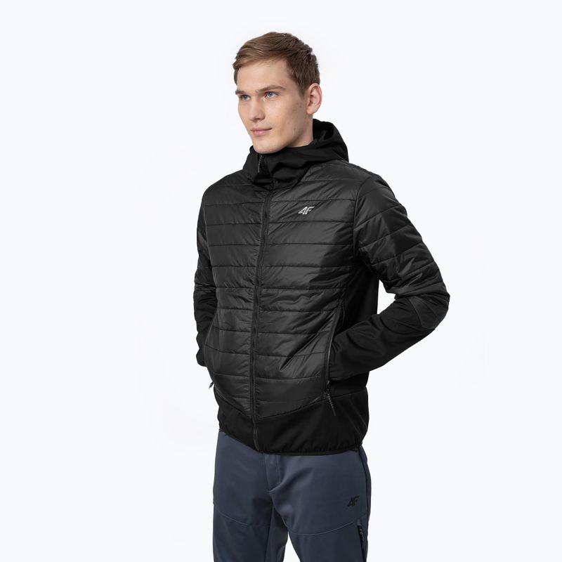 Гібридна куртка чоловіча 4F KUMH060 deep black