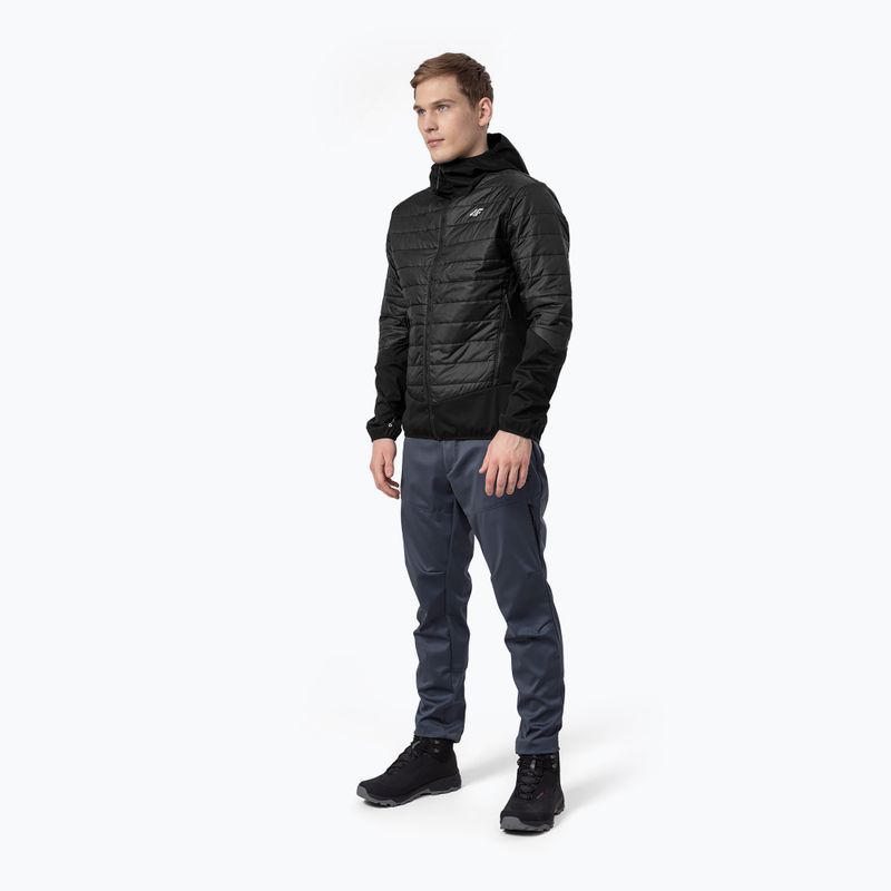Гібридна куртка чоловіча 4F KUMH060 deep black 2