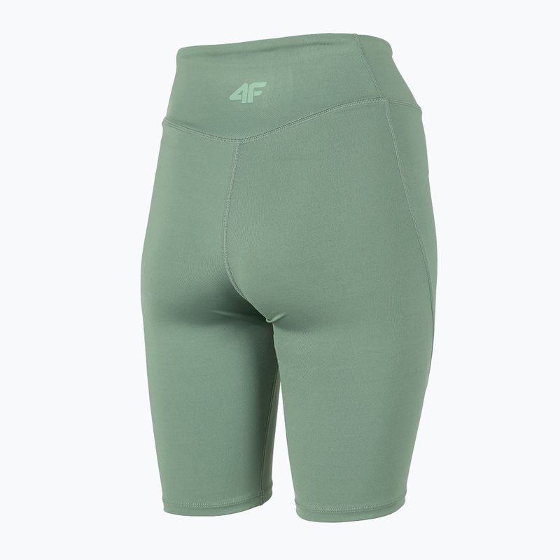 Шорти для йоги жіночі 4F SKDF012 teal 4
