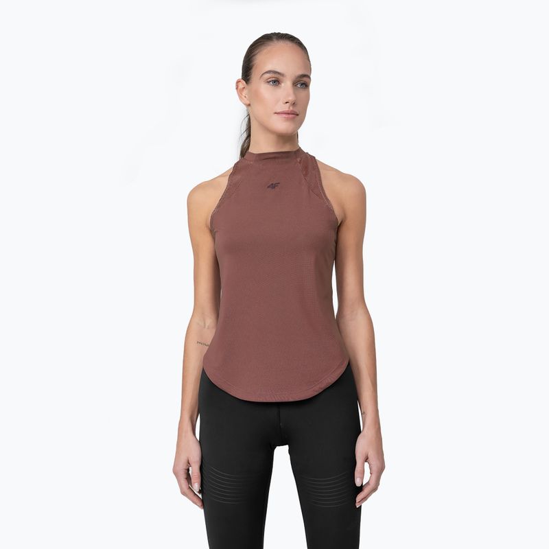 Майка тренувальна жіноча 4F TSDF016 burgundy