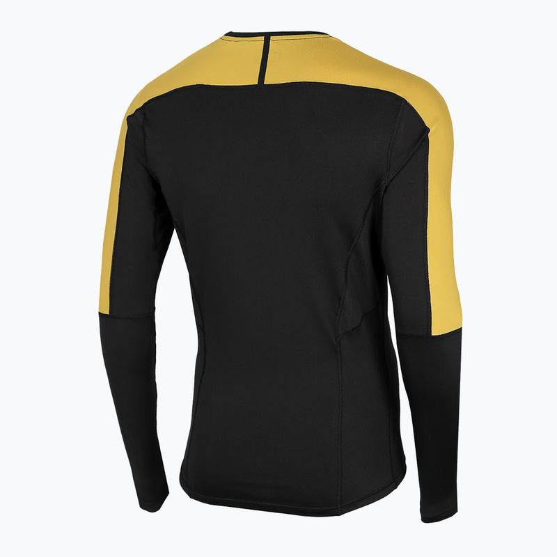 Лонгслів чоловічий 4F TSMLF010 LS deep black 4