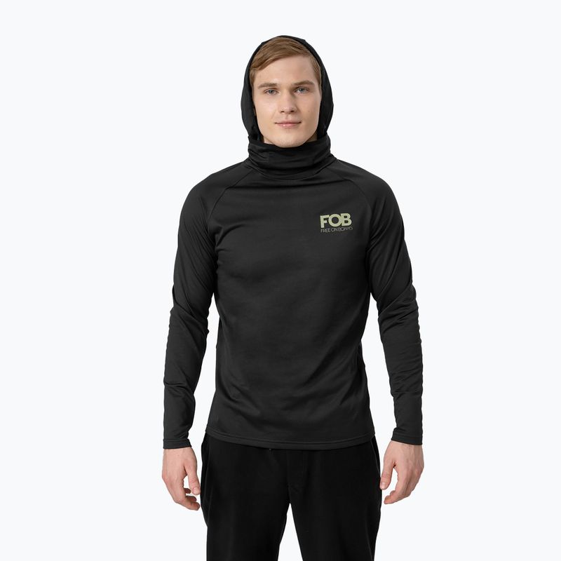 Термокофта чоловіча 4F BIMD034 deep black