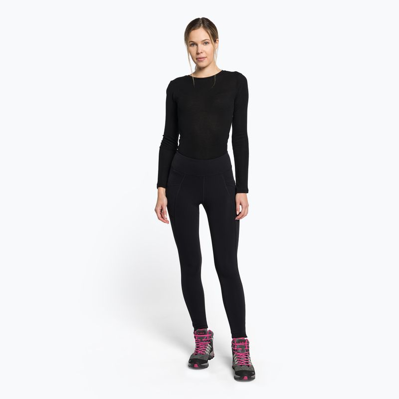 Штани трекінгові жіночі 4F SPDTR060 deep black 2