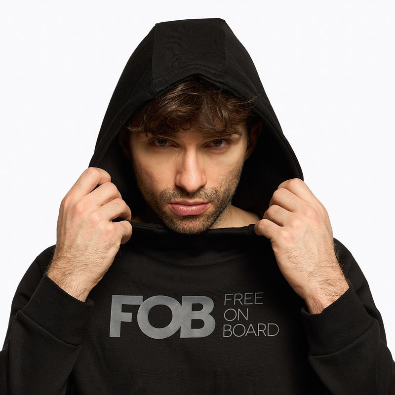 Кофта сноубордична чоловіча 4F BLM021 deep black 4