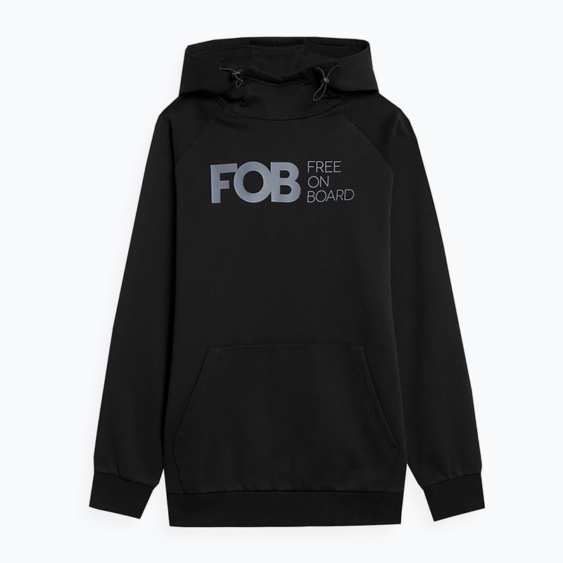 Кофта сноубордична чоловіча 4F BLM021 deep black 7