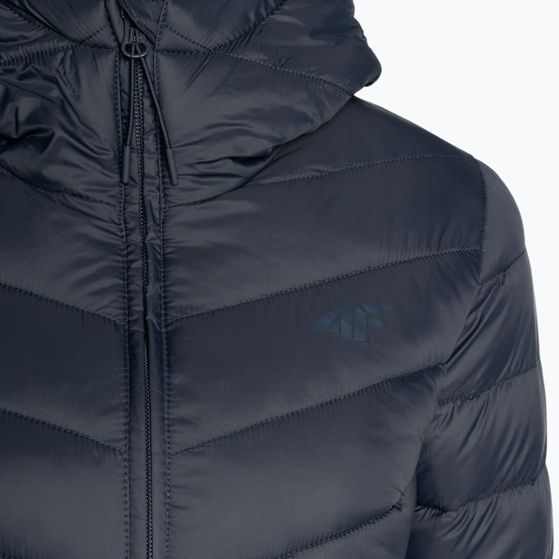 Пуховик жіночий 4F KUDP015 dark blue 5