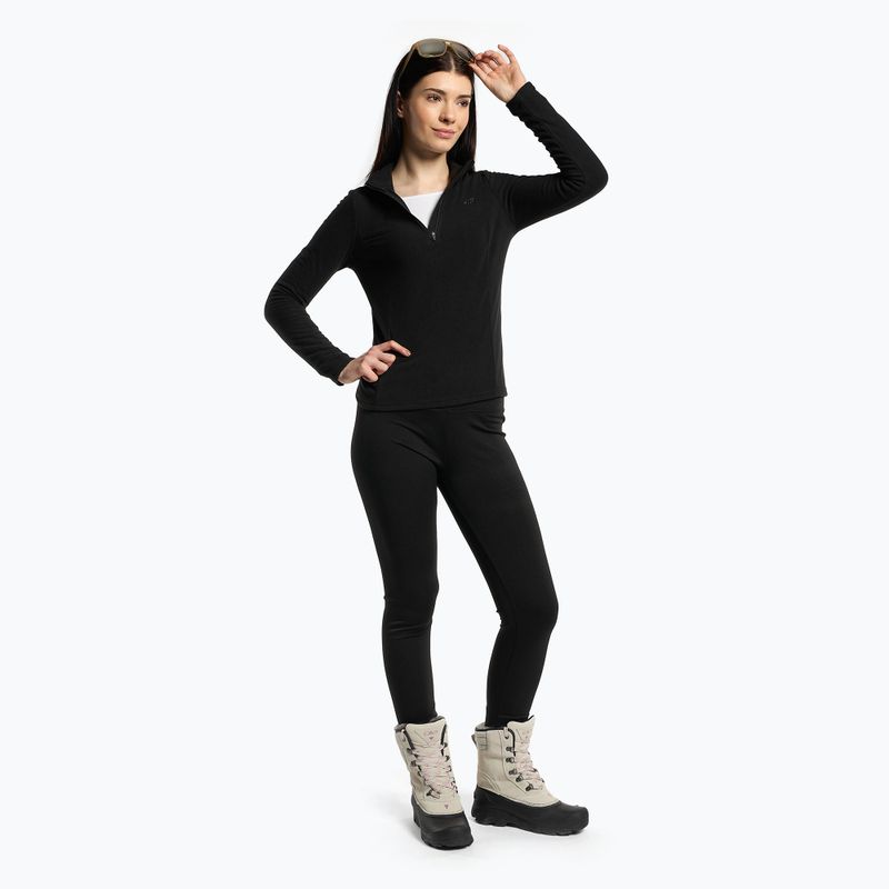 Кофта лижна жіноча 4F BIDP010 deep black 2