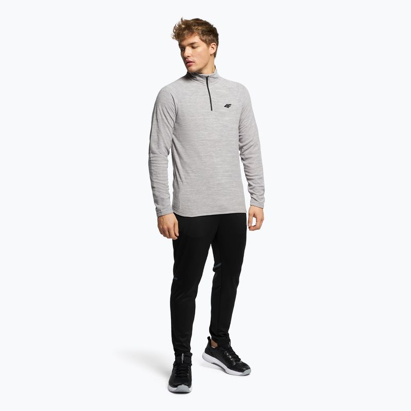 Кофта лижна чоловіча 4F BIMP010 cold light grey melange 2