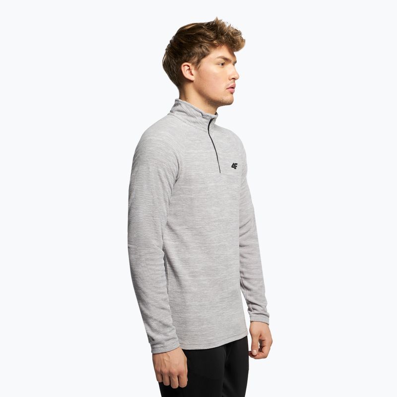 Кофта лижна чоловіча 4F BIMP010 cold light grey melange 3
