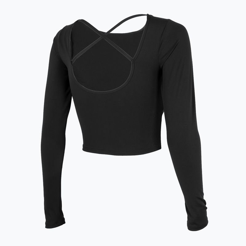 Топ для йоги жіночий 4F TSDL019 LS deep black 4