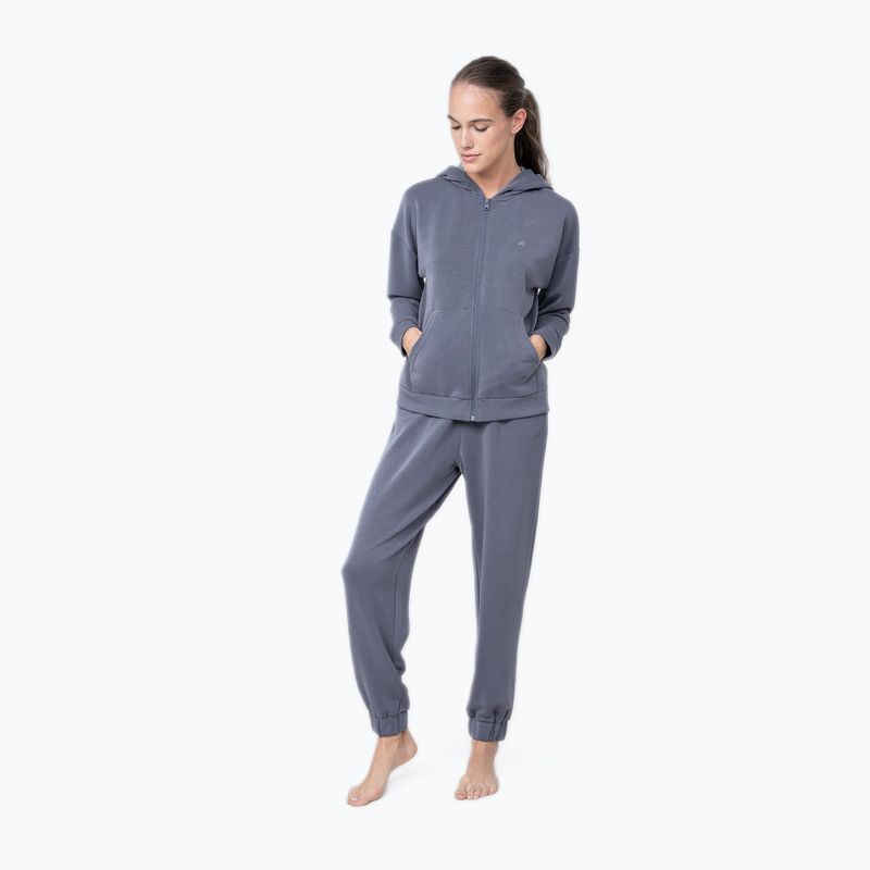 Штани для йоги жіночі 4F SPDD022 denim 2