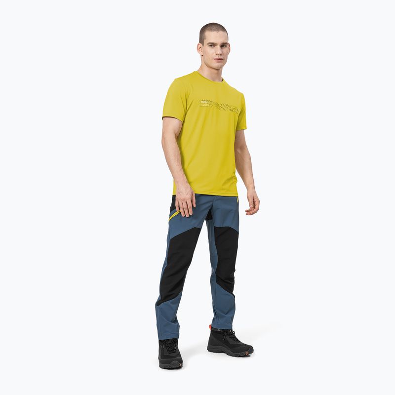 Футболка трекінгова чоловіча 4F TSM019 lemon 2