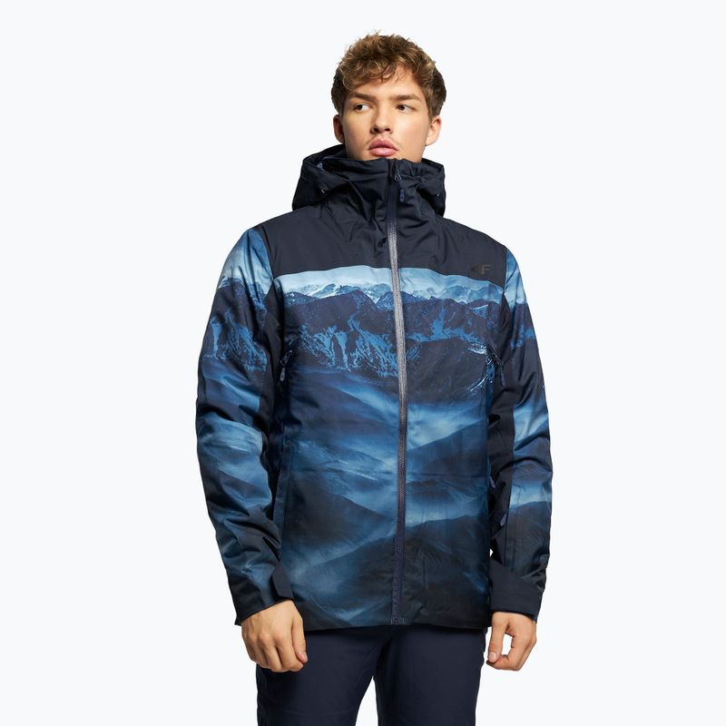 Куртка лижна чоловіча 4F KUMN006 multicolour 1 allover